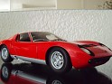 1:18 - Auto Art - Lamborghini - Miura SV - 1966 - Red & Silver - Calle - 1